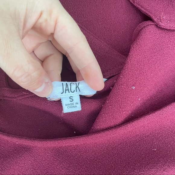 Red Long Sleeve Dress - Picture 3 of 4